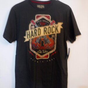 Hard Rock Hotel Lake Tahoe Twin Guitars T Shirt, Size Adult Small, NEW w/Tags